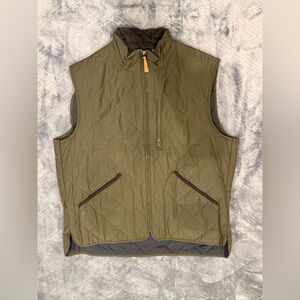 J. Crew Men's Green Quilted Vest